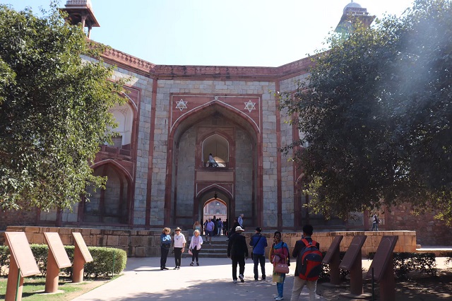 インドのフマーユーン廟（Humayun's Tomb）